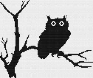 Spooky_Owl_BW_Stitched