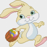 Easter Bunny 1 stitched view