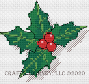 Christmas_Holly_Berry_stitched_view