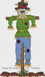 Scarecrow stitched view